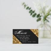 Music DJ Visitekaartjes (Staand voorkant)