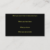 Music Drum Visitekaartje (Achterkant)