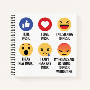 Music Emojis Notitieboek