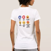 Music Emojis T-shirt (Achterkant)
