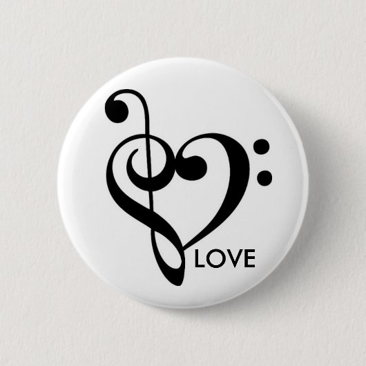 Music Equals Love Button (Voorkant)