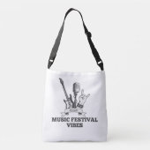MUSIC FESTIVAL VIBES (PERSONALIZED) BAG CROSSBODY TAS (Achterkant)