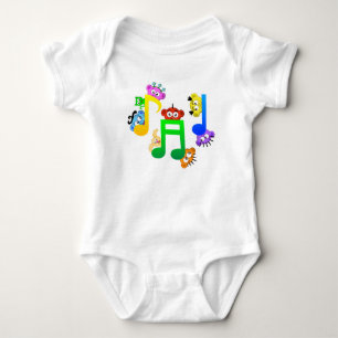 Music Fun Notes van Planet Peek-A-Boo Romper