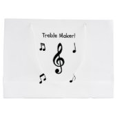 Music Gift Bag Groot Cadeauzakje (Achterkant)