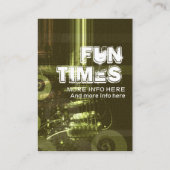 MUSIC GUITAR Invitation Card (Dos)