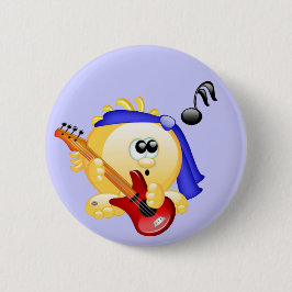 Music Guitar Player Ronde Button 5,7 Cm