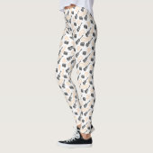 Music Guitar Radio Pattern Aangepaste Leggings (Links)