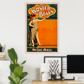 Music Hall Vintage Poster (Thuiskantoor)
