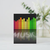 Music Holiday Briefkaart (Staand voorkant)