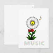 Music Holiday Briefkaart (Voorkant / Achterkant)