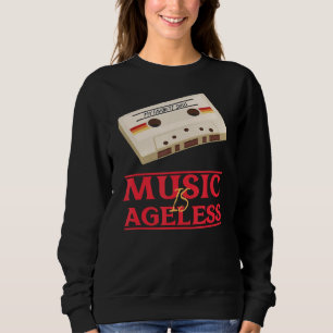 Music is Ageless Retro Cassettebandje Mixtape Trui