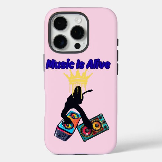 Music Is Alive Case-Mate iPhone Case (Achterkant)