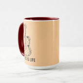 Music Is Life Instrument Art | Combo Mug (Devant gauche)