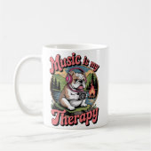 Music Is My Therapy Ceramic Mug (Gauche)