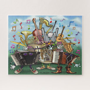 Music Jigzaag Puzzle Legpuzzel