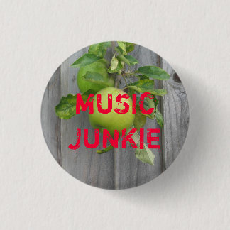 Music Junkie Ronde Button 3,2 Cm