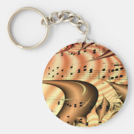 Music Keys neemt kennis van World Destiny Art Digi Sleutelhanger