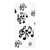 Music Keys-rackKaart Reclamekaart (Achterkant)