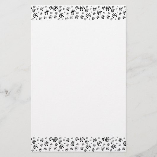 Music Keys Stationery Briefpapier (Voorkant)