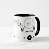 Music Lover Coffee Mug (Devant droit)