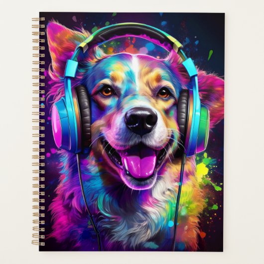 Music lover dog planner (Voorkant)