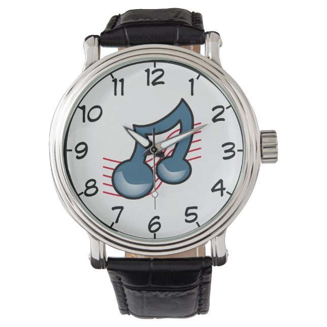 Music Lover Horloge (Voorkant)