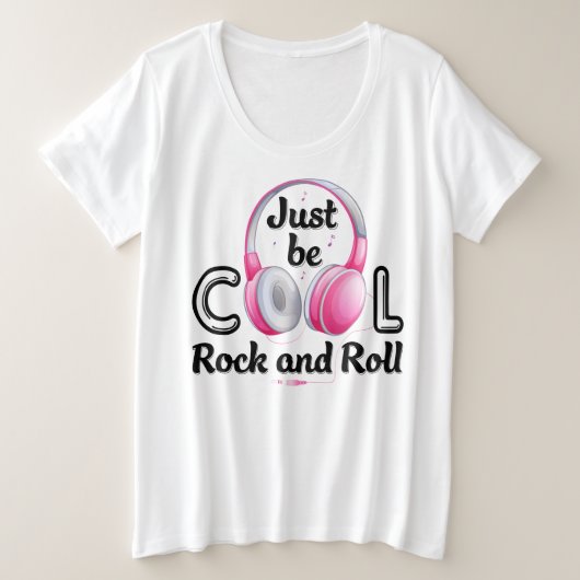 Music Lover Just Be Cool Rock and Roll (Design devant)