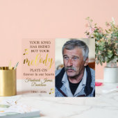 Music Lover Memorial Photo Keepsaké (Mariage)