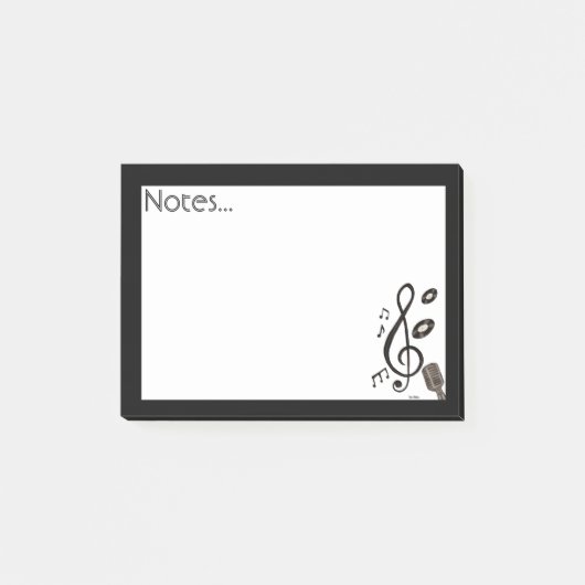 Music Lover Post-it® Notes (Voorkant)