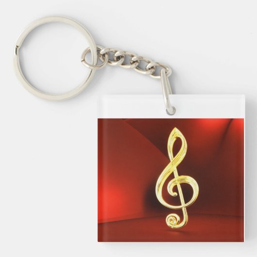 Music Lover Sleutelhanger (Voorkant)