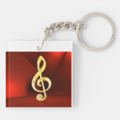 Music Lover Sleutelhanger (Achterkant)
