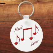 Music Lover Sleutelhanger (Voorkant)