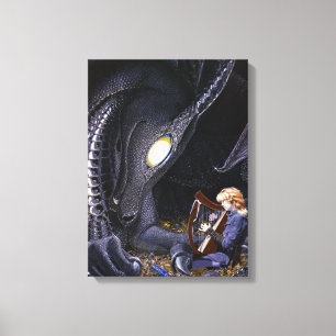 Music Lover - Wrapped Canvas Afdruk
