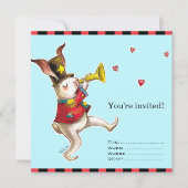 Music Maker ! Carte d'invitation Rabbit (Devant)