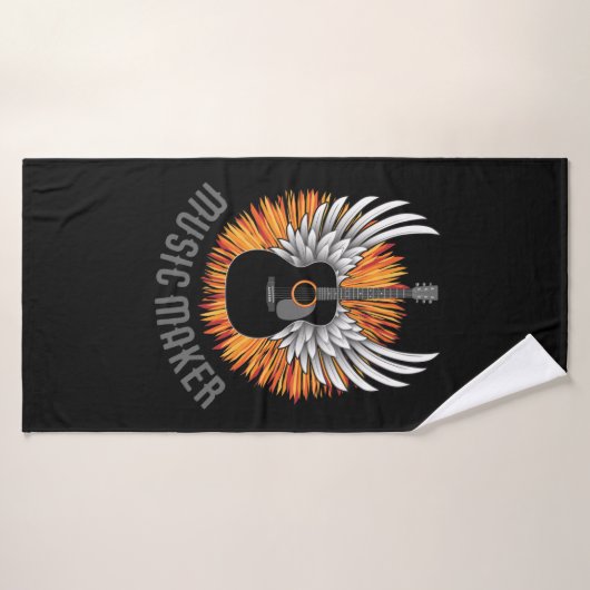 Music Maker (guitariste) (Serviette de bain)