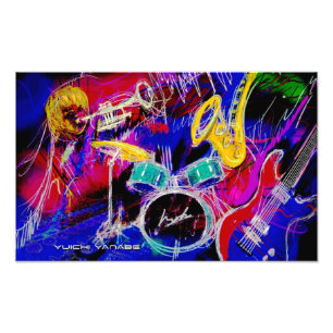 Music Medley Foto Afdruk