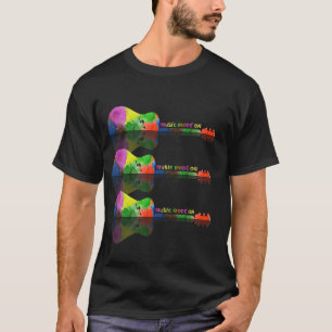 Music Mode On - Ontwerp voor Muziek en Band Enthus T-shirt