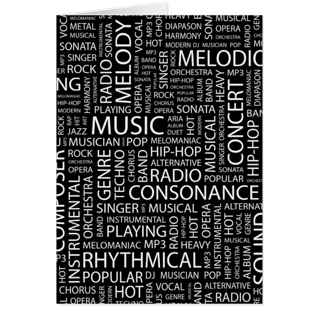 MUSIC-modelwoordwolk (Voorkant)