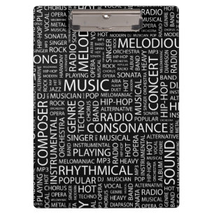 MUSIC-modelwoordwolk Klembord
