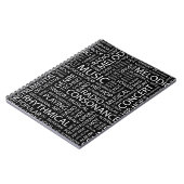 MUSIC-modelwoordwolk Notitieboek (Linkerzijde)