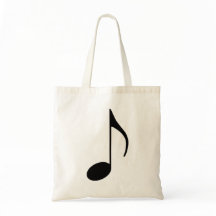 Music Note Canvas tas