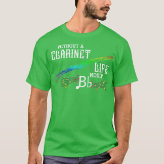 Music Note Clarinet Funny Clarinetist T-shirt