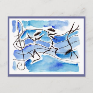 Music Note Dancers- of partijinformatie Kaart