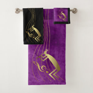 Music Note Gold Serviettes Kokopelli