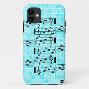 Music Note Mosaic iPhone 5 Hoesje-Mate Hoesje Ligh