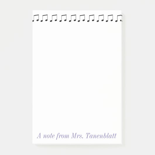 Music Note Pad  (Voorkant)