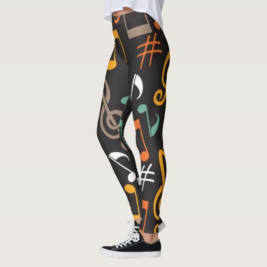 Music note pattern leggings (Links)