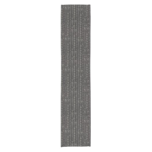 Music Note Pattern Music Theme Table Runner Korte Tafelloper (Voorkant)