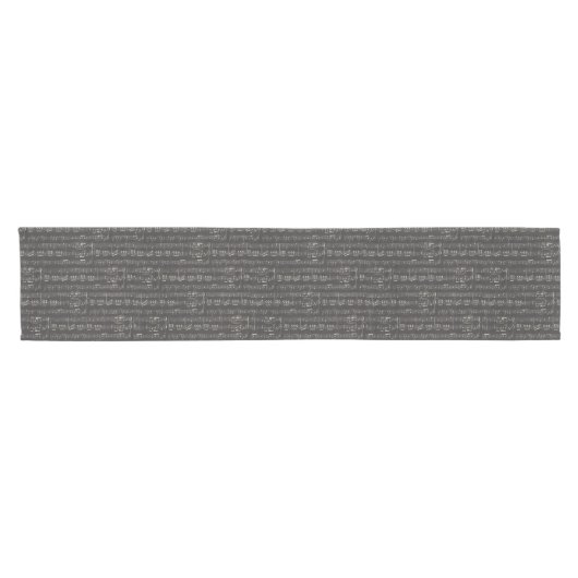 Music Note Pattern Music Theme Table Runner Korte Tafelloper (Horizontaal)