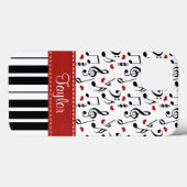 Music Note Piano Case-Mate iPhone Case (Achterkant (horizontaal))